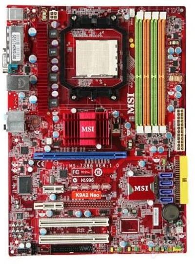 Лот: 1495075. Фото: 1. Мат. плата MSI K9A2 Neo-F. Материнские платы