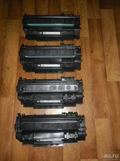 Лот: 8180077. Фото: 1. 4 пустых картриджа HP Q5949A... Картриджи, расходные материалы