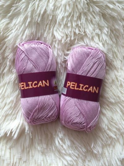 Лот: 8871142. Фото: 1. Пряжа Pelican, 100% хлопок двойной... Ткани, нитки, пряжа