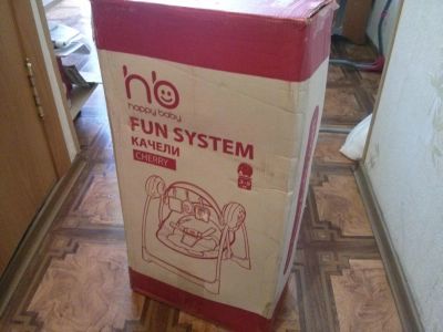 Лот: 7732068. Фото: 1. Качели Happy Baby Fun System. Ходунки, прыгунки, качели