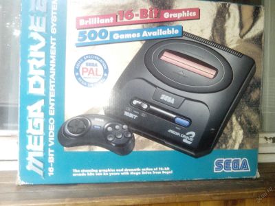 Лот: 5831321. Фото: 1. SEGA Mega Drive 2 (+ картриджы... Игровые приставки, консоли
