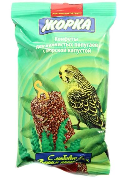 Лот: 6413498. Фото: 1. Лакомство ЖОРКА для волнистых... Корма