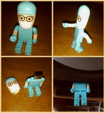 Лот: 3846280. Фото: 1. Флешка LEGO Врач 8GB flash card. USB-флеш карты