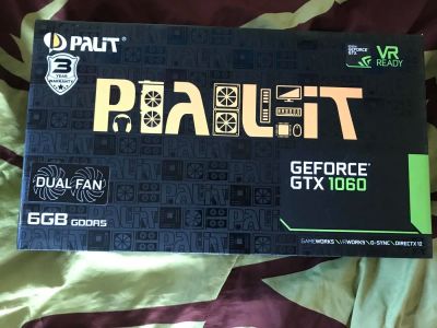 Лот: 11455368. Фото: 1. Новая Palit GeForce gtx 1060 6... Видеокарты