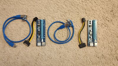 Лот: 15426460. Фото: 1. Райзер (Riser) PCI-E 1x-16x ver... Шлейфы, кабели, переходники