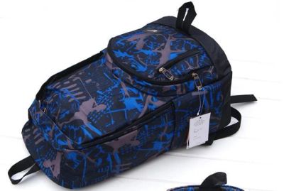 Лот: 4347375. Фото: 1. Рюкзак Nike абстракция синий. Рюкзаки