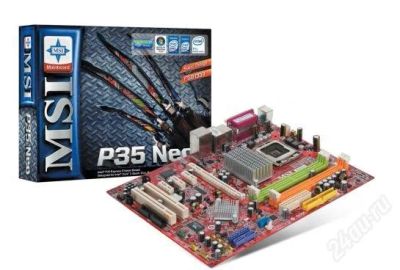 Лот: 756058. Фото: 1. MSI P35 Neo-F. Материнские платы