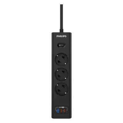 Лот: 24565108. Фото: 1. Сетевой фильтр Philips 3 розетки... Удлинители, тройники, сетевые фильтры