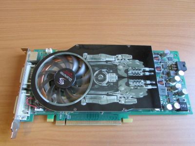 Лот: 6925690. Фото: 1. Leadtek GeForce 9600 GT 650Mhz... Видеокарты