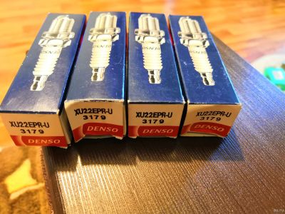 Лот: 13720532. Фото: 1. Свеча зажигания Denso XU22EPR-U... Двигатель и элементы двигателя
