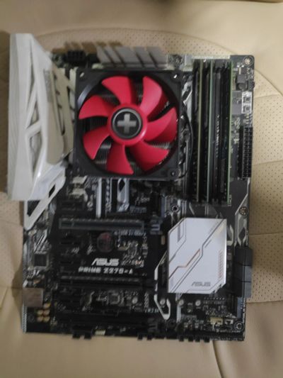 Лот: 16068639. Фото: 1. Asus Prime Z270-A+G4600+8Gb DDR4... Материнские платы