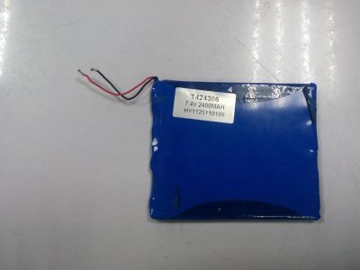 Лот: 10306840. Фото: 1. АКБ 7,4V 2400mah 82X67X4мм. Запчасти для планшетов