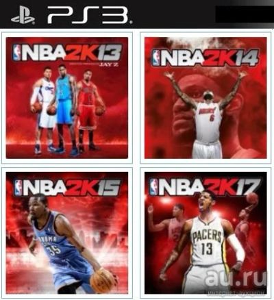 Лот: 3239158. Фото: 1. NBA 2K 13/14/15/17. Набор игр... Игры для консолей