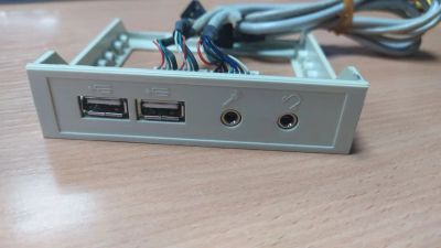 Лот: 6776260. Фото: 1. USB на переднюю панель компьютера... Платы расширения, контроллеры, доп. порты
