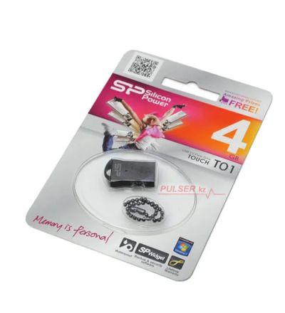 Лот: 4626725. Фото: 1. USB Flash 4Gb Silicon Power Touch... USB-флеш карты