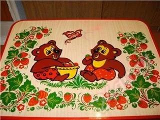 Лот: 369914. Фото: 1. Стол малый детский с хохломской... Другое (дети растут)