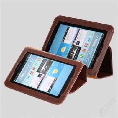 Лот: 2448220. Фото: 1. кожаный чехол для samsung p3100... Чехлы, обложки
