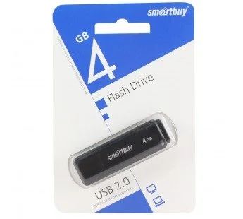 Лот: 16522746. Фото: 1. Smart Buy 4GB / USB 2.0 / флеш-накопитель... USB-флеш карты