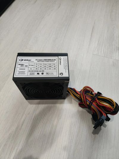 Лот: 24999777. Фото: 1. 450W Velton ATX-450 (24+4+6pin... Корпуса, блоки питания