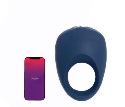 Лот: 24253675. Фото: 1. Виброкольцо We-Vibe Pivot, синее. Игрушки