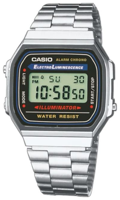 Лот: 4153112. Фото: 1. Casio A-168WA-1U. Оригинальные наручные часы
