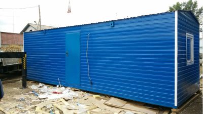 Лот: 8441313. Фото: 1. Бытовка ЕМ-6-3 панели OSB. Бытовки, вагончики строительные