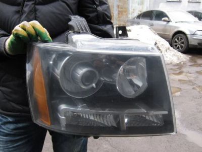 Лот: 3902290. Фото: 1. Фара правая Tahoe 2006 оригинал... Оптика и освещение