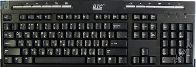 Лот: 2767126. Фото: 1. клавиатура BTC 5309 м-медиа Black... Клавиатуры и мыши