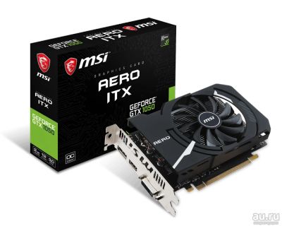Лот: 13239359. Фото: 1. MSI GeForce GTX1050 Aero ITX... Видеокарты