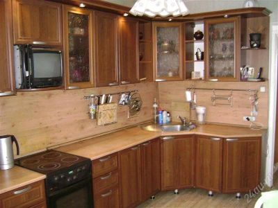 Лот: 1011242. Фото: 1. Кухонный гарнитур. Цвет венге. Кухонные гарнитуры
