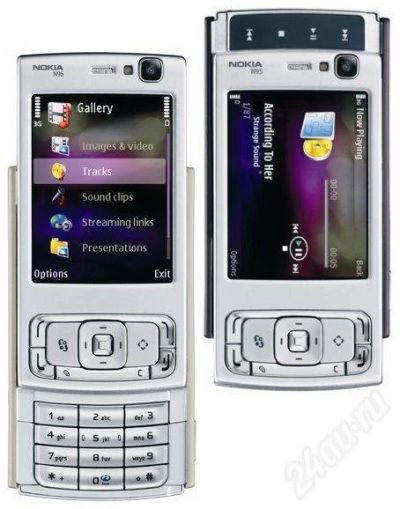 Лот: 634110. Фото: 1. продам или обменяю nokia n95 оргинал... Кнопочные мобильные телефоны