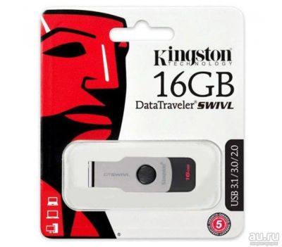 Лот: 13719121. Фото: 1. Флэш-диск Kingston 16Gb. USB-флеш карты
