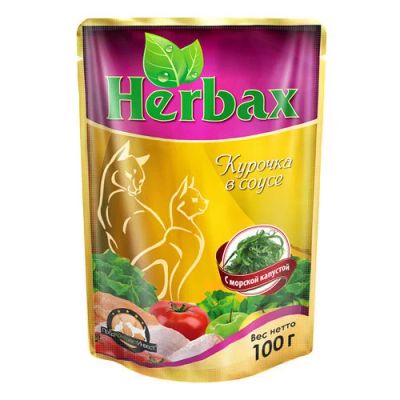 Лот: 15055605. Фото: 1. (Хербакс) Курица/Морская капуста... Корма
