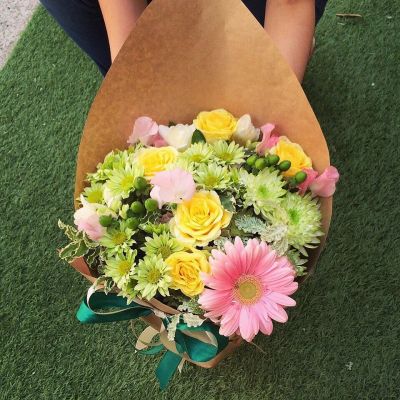 Лот: 7272239. Фото: 1. Сборный букет. Цветы на Щорса... Свежие цветы