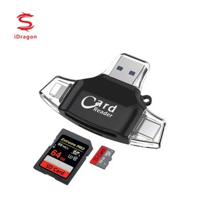 Лот: 10279133. Фото: 1. Картридер для iPhone MicroSD FAT32... Дата-кабели, переходники