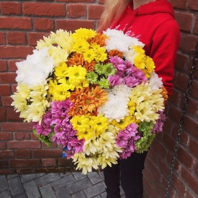 Лот: 7269772. Фото: 1. Сборный букет. Цветы на Щорса... Свежие цветы