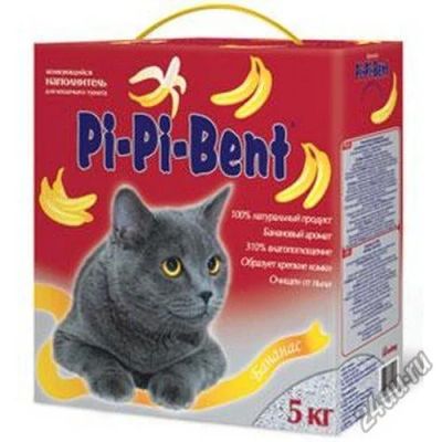 Лот: 4900165. Фото: 1. Pi-Pi-Bent Bananas, 5 кг. Миски, лотки, наполнители