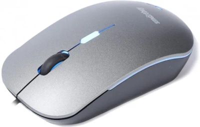 Лот: 23247682. Фото: 1. Мышь SmartBuy SBM-288-G USB, серый... Клавиатуры и мыши