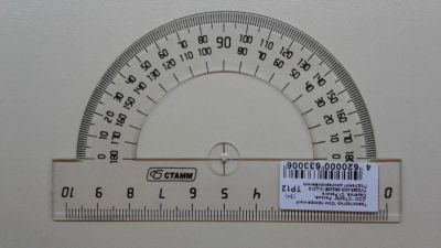 Лот: 7700139. Фото: 1. Транспортир. Товары для черчения