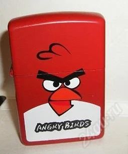 Лот: 1862311. Фото: 1. Бензиновая зажигалка Angry Birds... Другое (сувениры, подарки)