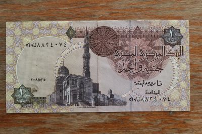 Лот: 21645720. Фото: 1. Египет 1 фунт 2008 года. Африка