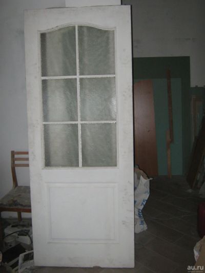 Лот: 15241089. Фото: 1. Дверь филенчатая со стеклом (под... Двери межкомнатные
