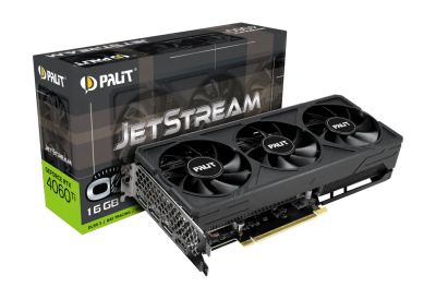 Лот: 21109315. Фото: 1. 16Gb Palit RTX­­ 4060 Ti Jetstream... Видеокарты