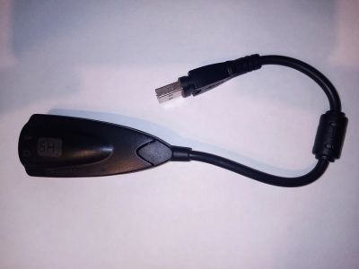 Лот: 19973034. Фото: 1. Звуковая карта длинная USB с микрофоном. Звуковые карты