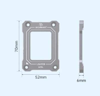 Лот: 11938903. Фото: 1. Прижимная пластина Snowman LGA17XX-BCF-Silver... Системы охлаждения