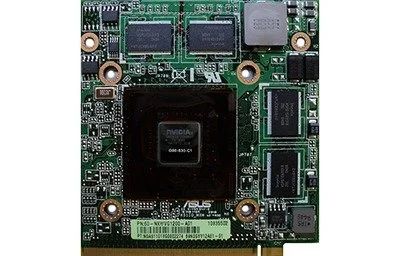 Лот: 12337518. Фото: 1. Видеокарта GeForce 9600M GT. Видеокарты