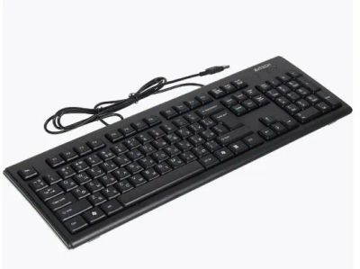 Лот: 22054005. Фото: 1. Клавиатура A4Tech KR-83 USB черная. USB хабы