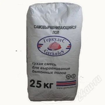 Лот: 85232. Фото: 1. Самовыравнивающийся пол Геркулес... Краски, лаки, растворитель