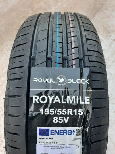 Лот: 25551670. Фото: 1. R15 195/55 85V "Royal Black Mile... Шины