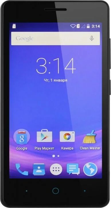 Лот: 9977026. Фото: 1. Смартфон ZTE Blade GF3чёрный(новый... Смартфоны